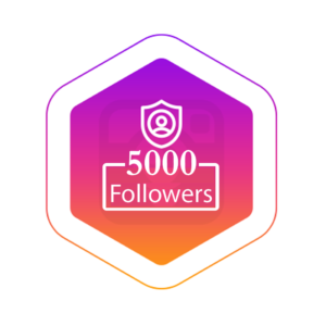 5000 followers